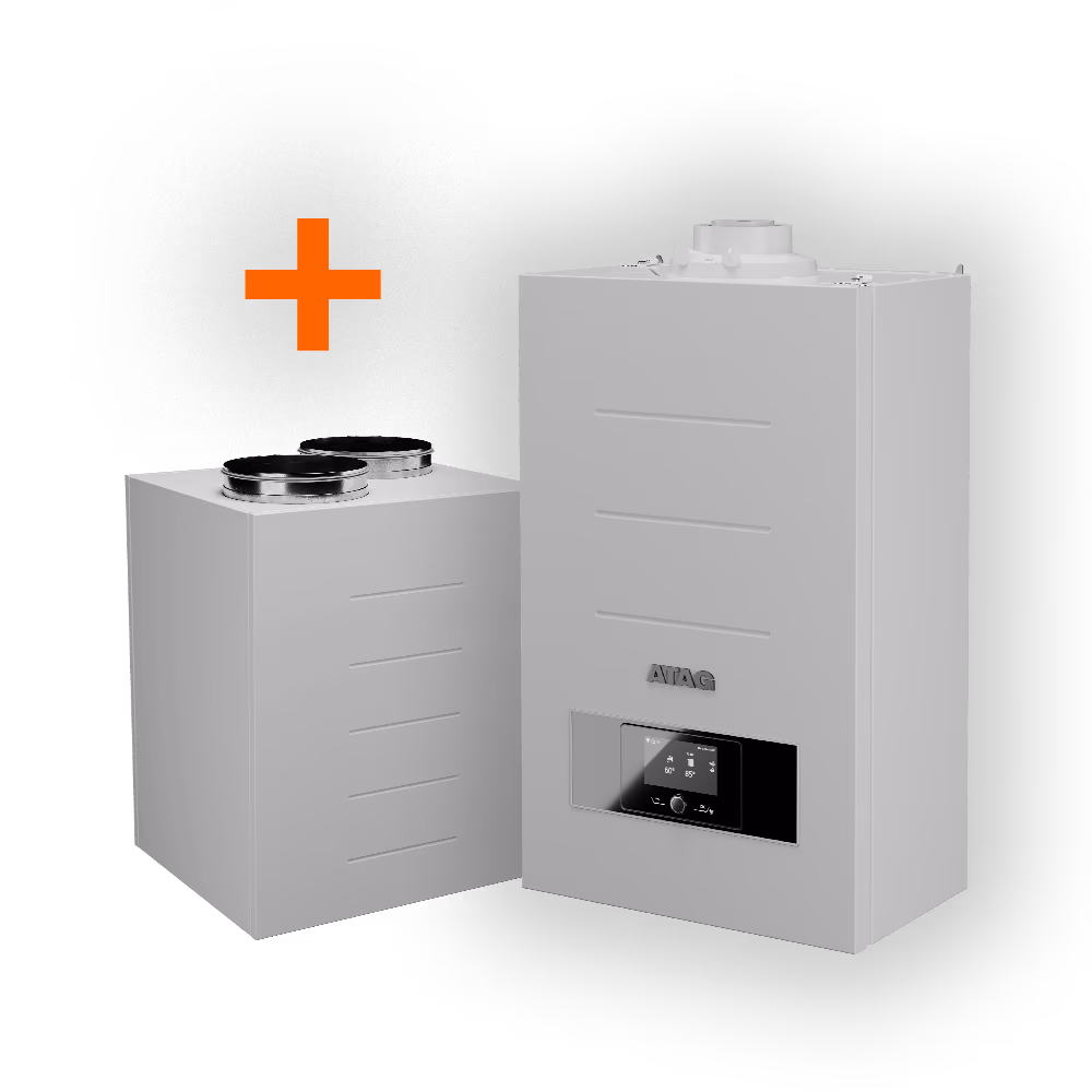 Foto van de  ATAG iQ-HYBRID 28C + Interion