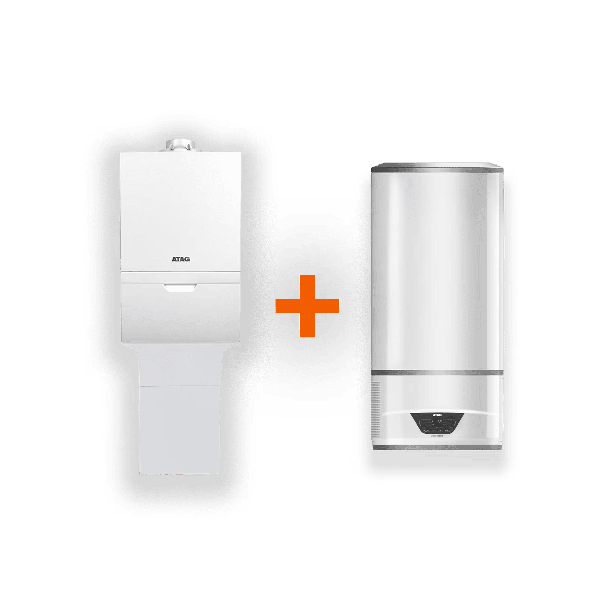 Foto van de  ATAG Superdeal: i28CZ CW4 + Lydos Hybrid 100 warmtepompboiler